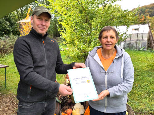 Übergabe Urkunde Naturpark Eichsfeld-Hainich-Werratal